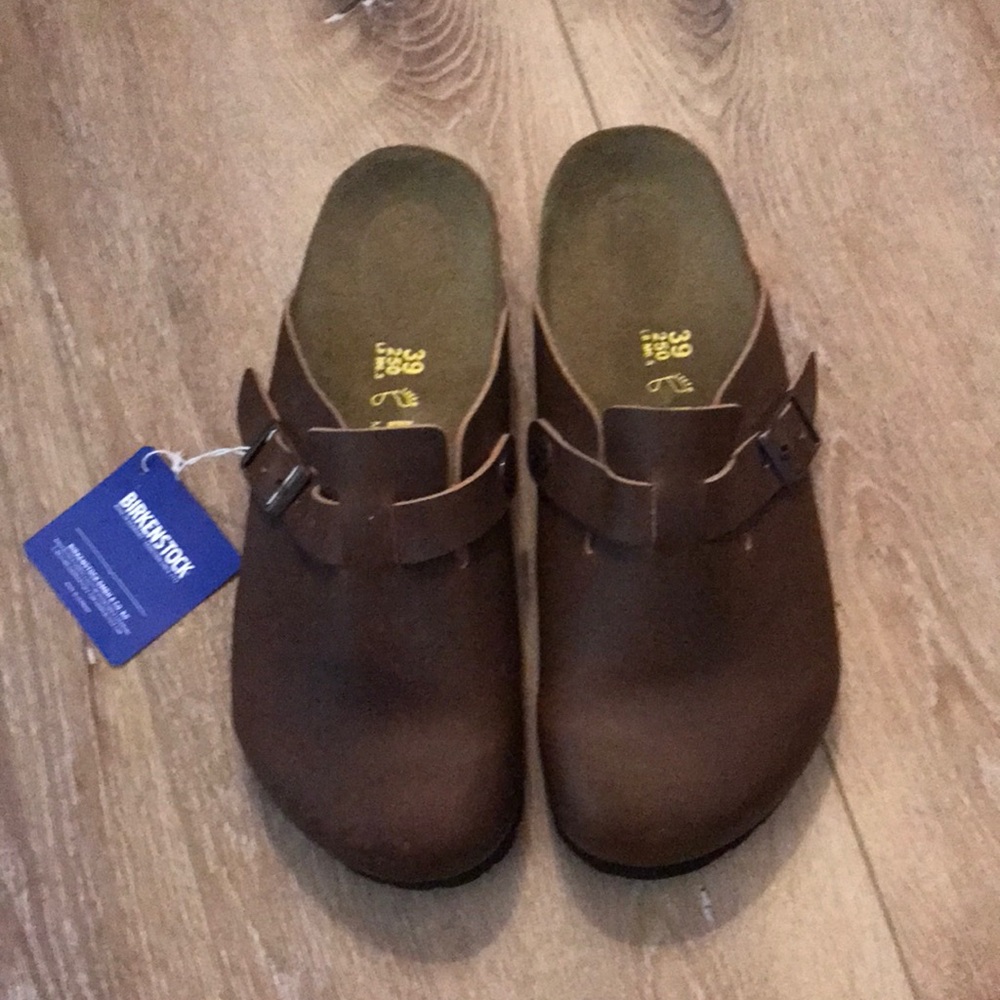 Birkenstock Clogs.
